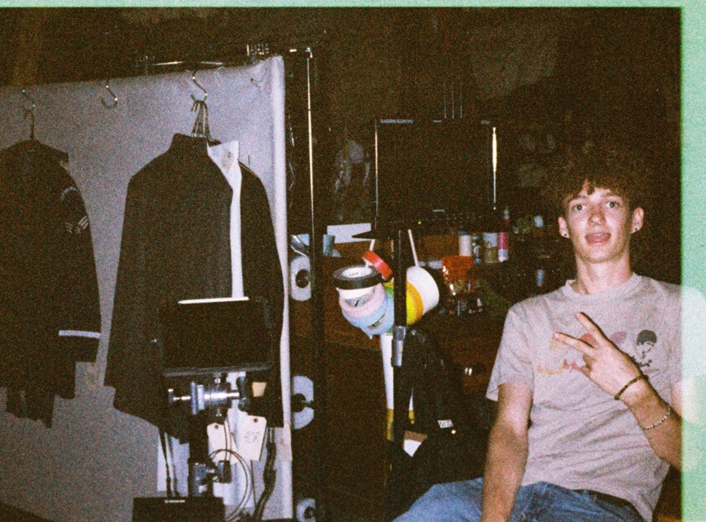 A crew member by the monitor