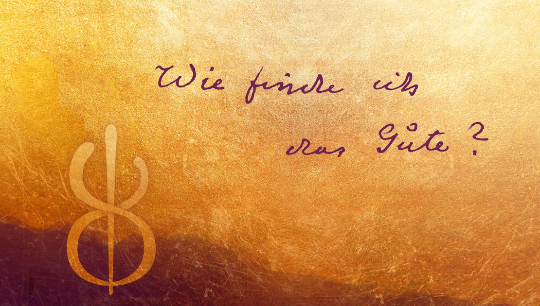 Wie finde ich das Gute?