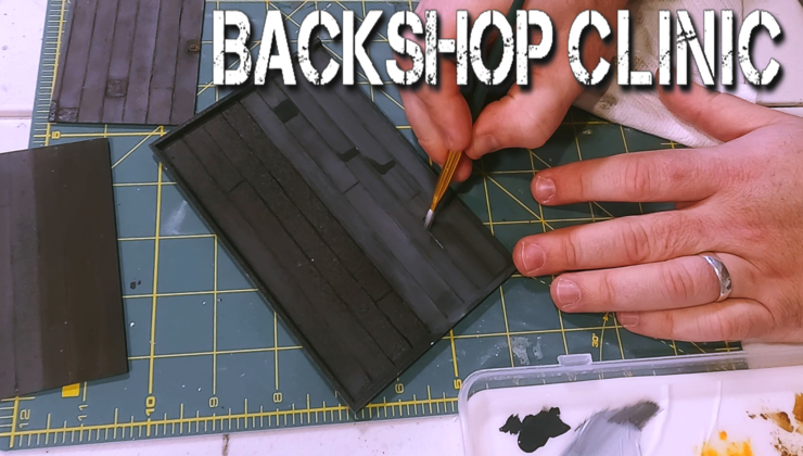 Modeling a tar paper roof