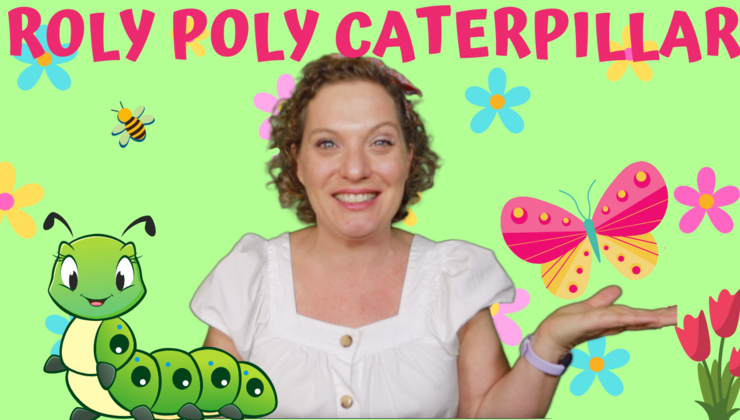 Roly Poly Caterpillar | Insect Rhyme For Kids | Miss Nina's Pink Guitar ...