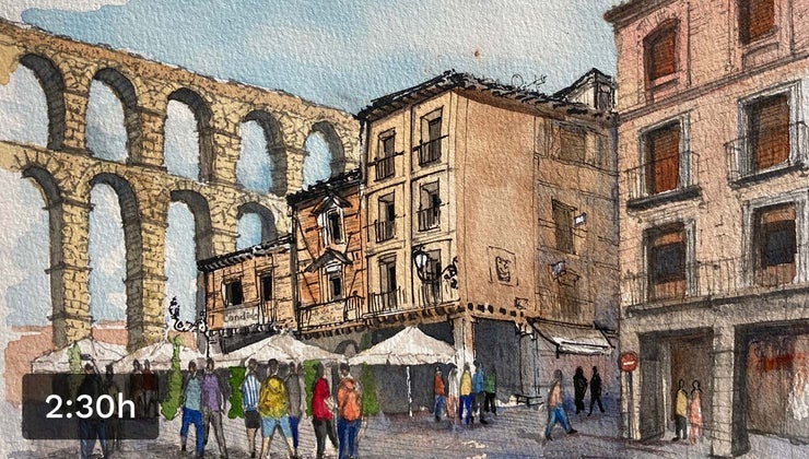 Historic Sketching with Ink and Watercolour