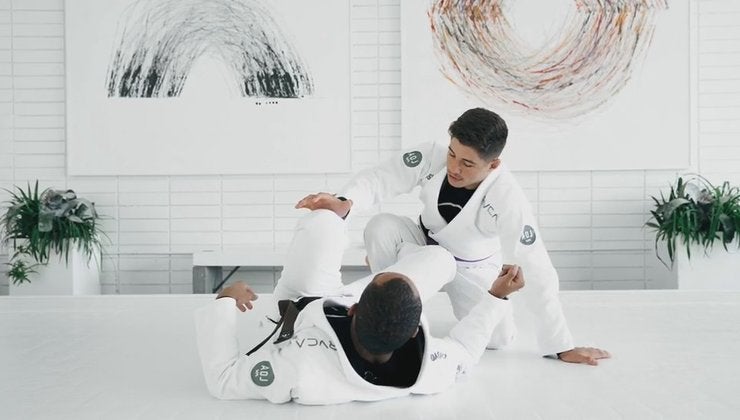 Passing Reverse De La Riva with Leg Weave Knee Slide Variation