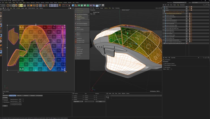 Learning to adjust UVs using the new UV Transform Tool