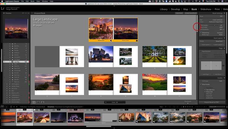 Lightroom CC - Learn Working with Text in The Book Module