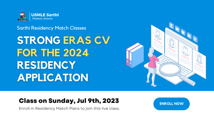 All about ERAS CV USMLESarthi