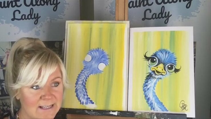Paint Along - The Emu