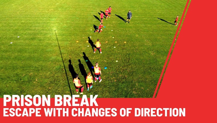 Clean Break Prison Program Prison Break / Drill for youth soccer training session | ADVANCE.FOOTBALL