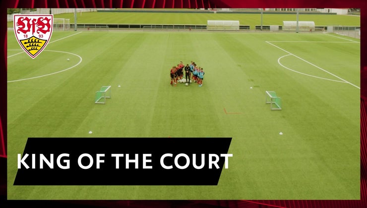 King of the Court / Fun soccer training drill for chilfren ADVANCE