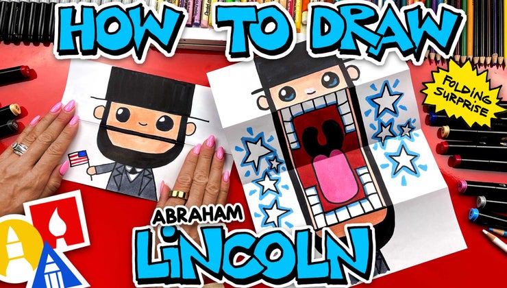 How To Draw Abraham Lincoln Folding Surprise