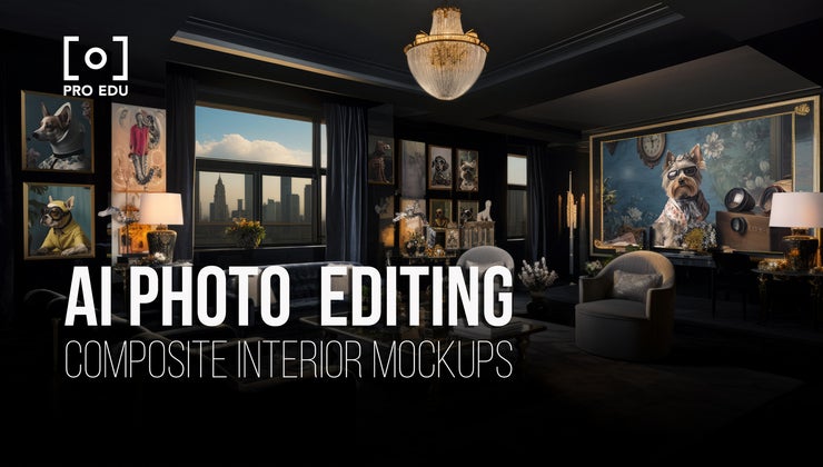 AI Photo Editing In Photoshop | Composite Interior Mockups