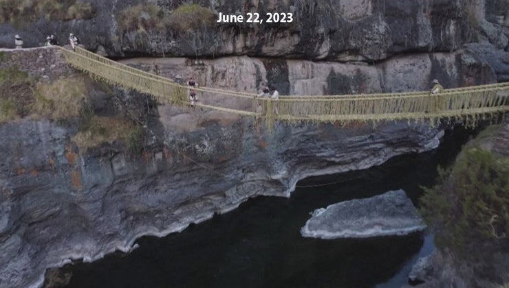 Pertu Ropi Peru Rope Bridge | WORLD Watch Schools