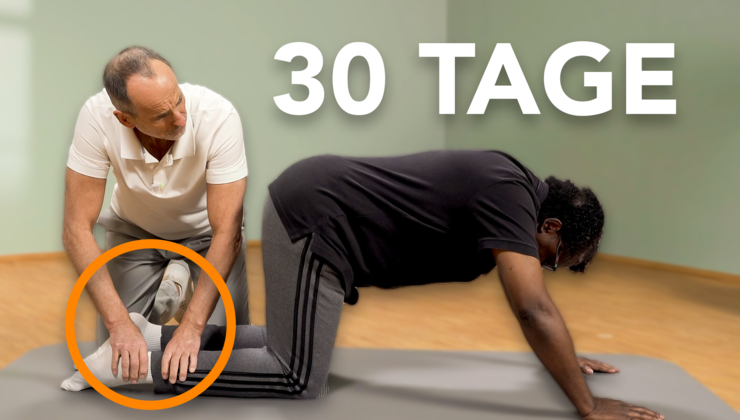 Knie beugen geht nicht? Teste 30 Tage diese Übung!