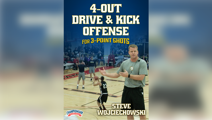 4-Out Drive & Kick Offense for 3-Point Shots