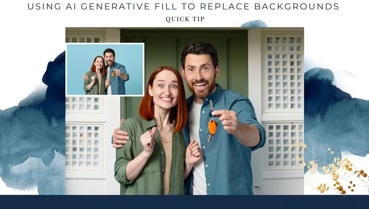 Quick Tip- Using AI Generative Fill To Replace Backgrounds