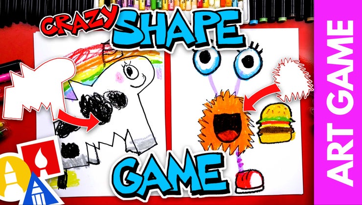 Crazy Shape Drawing Game With Olivia – Art Game
