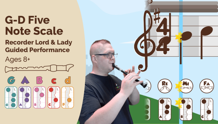 G to D Five Note Scale—Lord/Lady (Guided Performance)