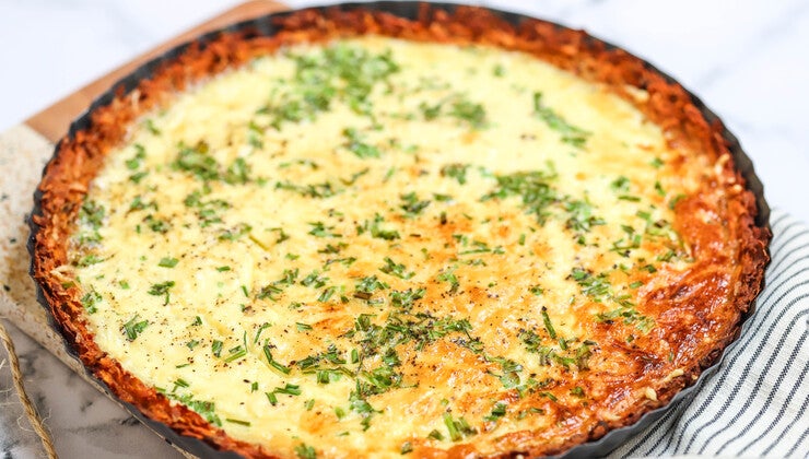 Crispy Potato QuicheServes 6