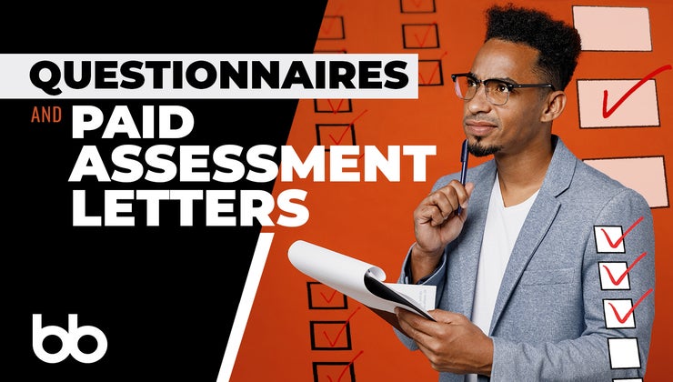 Questionnaires and Paid Assessment Letters