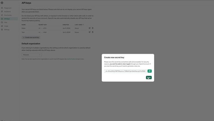 OpenAI Account Setup & API Key Management - PRO EDU Course