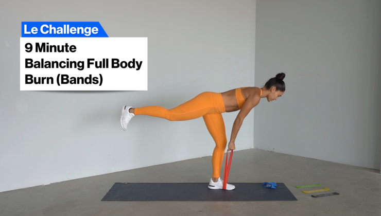 8 Minute Balancing Full Body Burn [Bands]