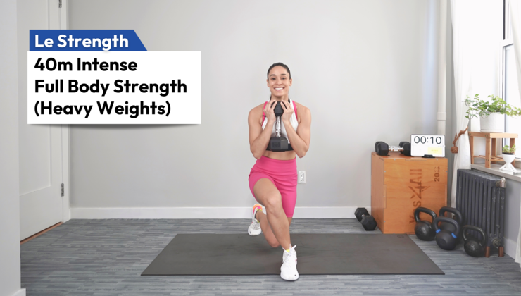 40 Minute Intense Full Body Strength [Heavy Weights]