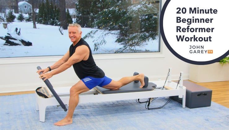 JGTV YouTube Series 20 Minute Beginner Reformer Workout (video)