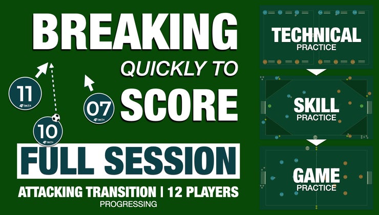 ATTACKING TRANSITION | FULL SESSION | 12 PLAYERS
