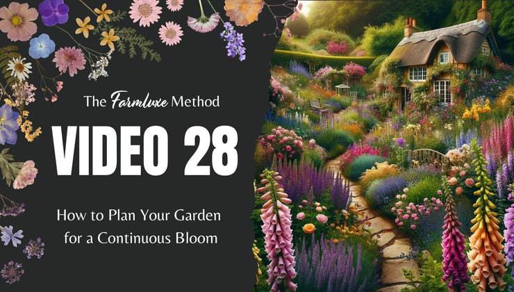 Video 28 How to Plan for a Continuous Bloom | CLUB FARMLUXE