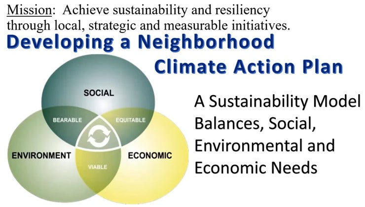 Developing A Neighborhood Climate Action Plan Sdg Vision