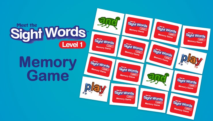 Preschool Prep Kids Club | Memory Games | Meet the Sight Words 1