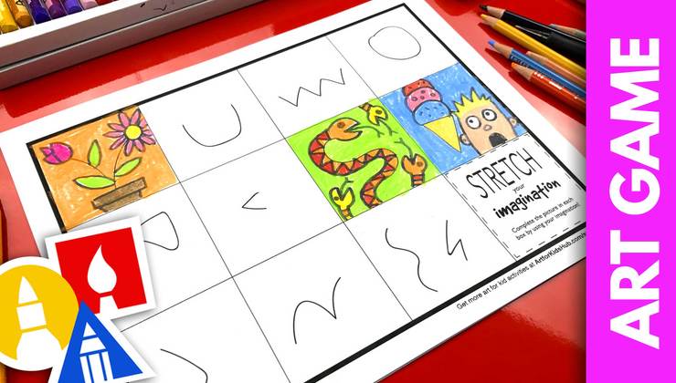 ART GAME: Imagination Worksheet | Art For Kids Hub