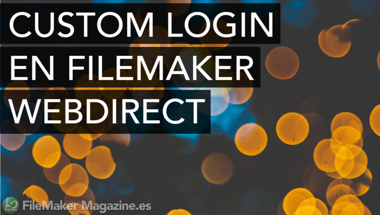 Custom Login en FileMaker WebDirect