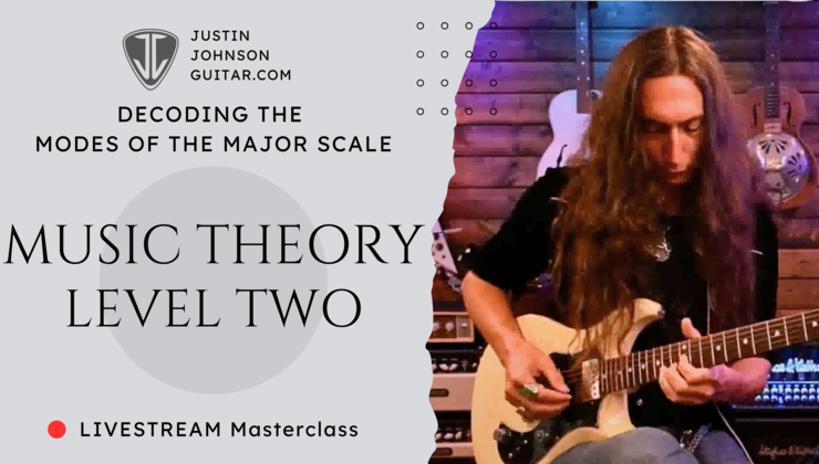 Guitar Lesson Livestream Music Theory For Guitar Level 2 - Modes Of The ...