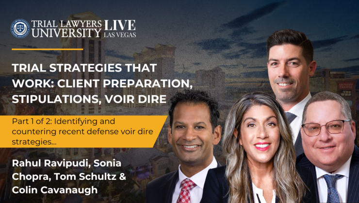 Trial Lawyers University | On Demand