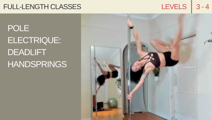 Pole Electrique: Deadlift Handsprings