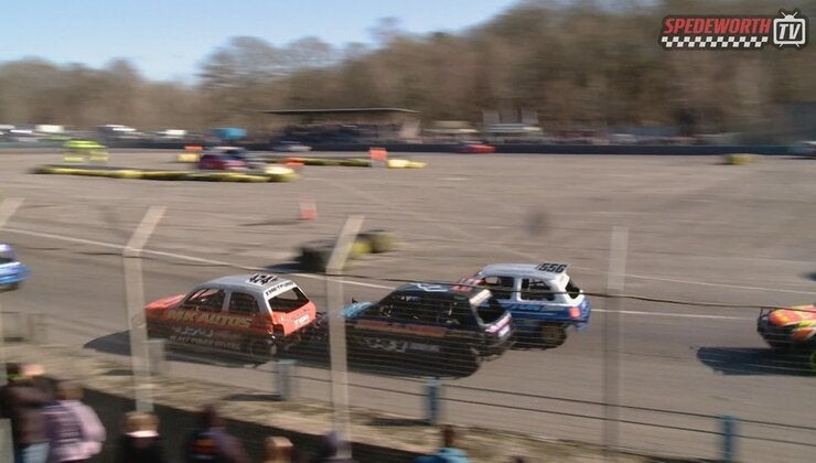 Micra Stock Racing Aldershot 2nd March 2025 Junior Micra Stock Cars Heat 1