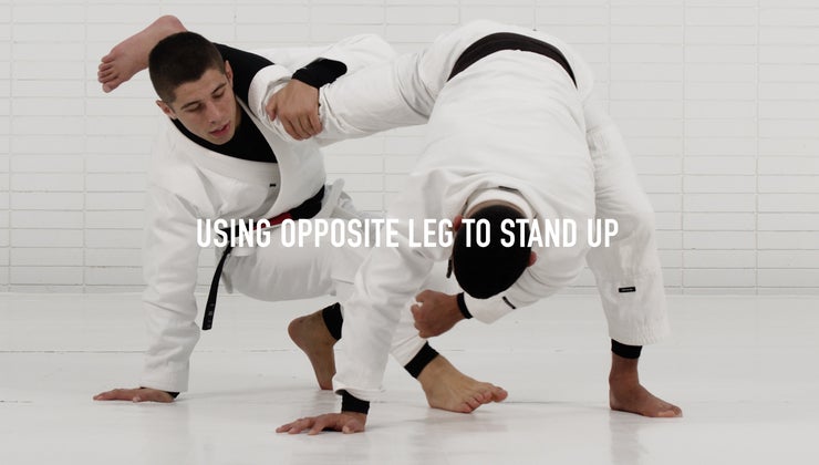 Using Opposite Leg to Stand Up
