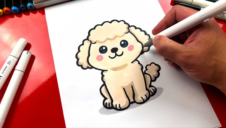 How To Draw A Poodle Puppy how-to-draw-a-poodle-puppy