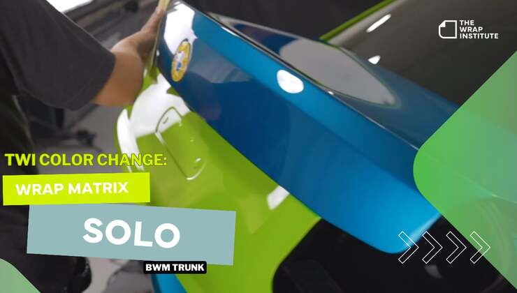 Trunk Job Color TWI Color Change: Wrap Matrix Solo - BWM Trunk | Step-by-...