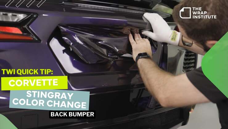 Corvette Stingray Color Change - Back Bumper | Step-by-St...