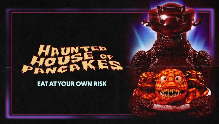 Haunted House of Pancakes Poster