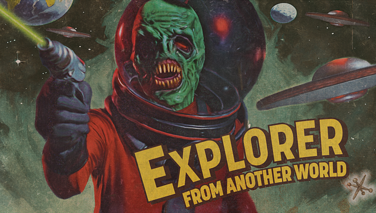 Explorer From Another World Poster