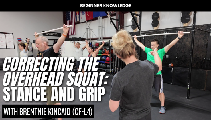 Overhead Stance Correcting the Overhead Squat: Stance and Grip
