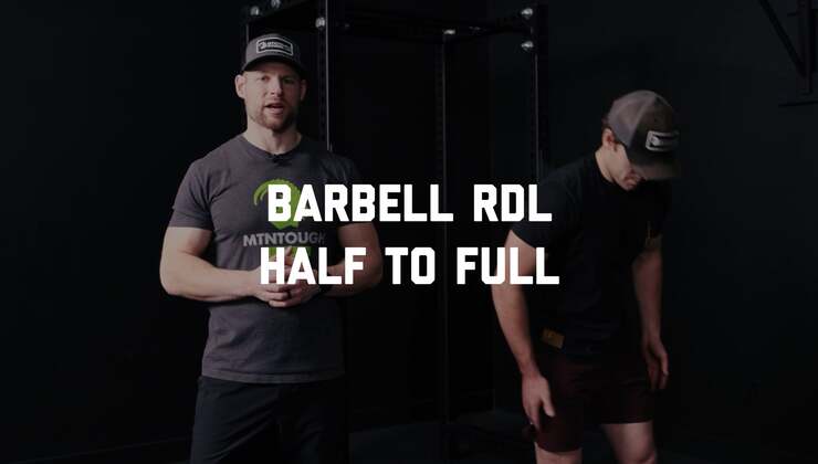FORM - Barbell RDL Half to Full