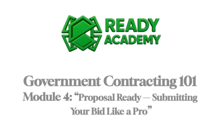 Module 4: Proposal Ready