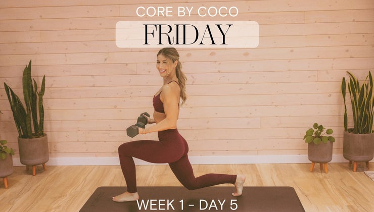 Coco Workout Routine Fit with Coco - Core by Coco Deload Program - Friday Full Body Strength