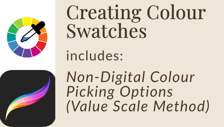 Colour Picking for Artists | Creating Digital Colour Swatch Sheets