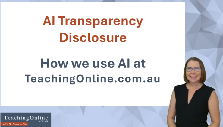 ai-disclosure | TeachingOnline.com.au