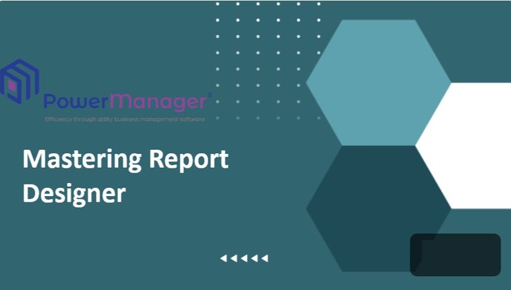 Power Manager - Mastering Powermanager Report Designer