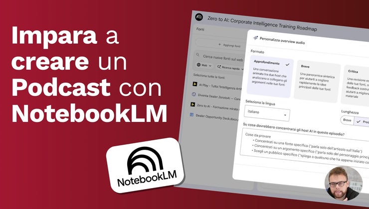 Impara a creare un Podcast con NotebookLM 🎙️